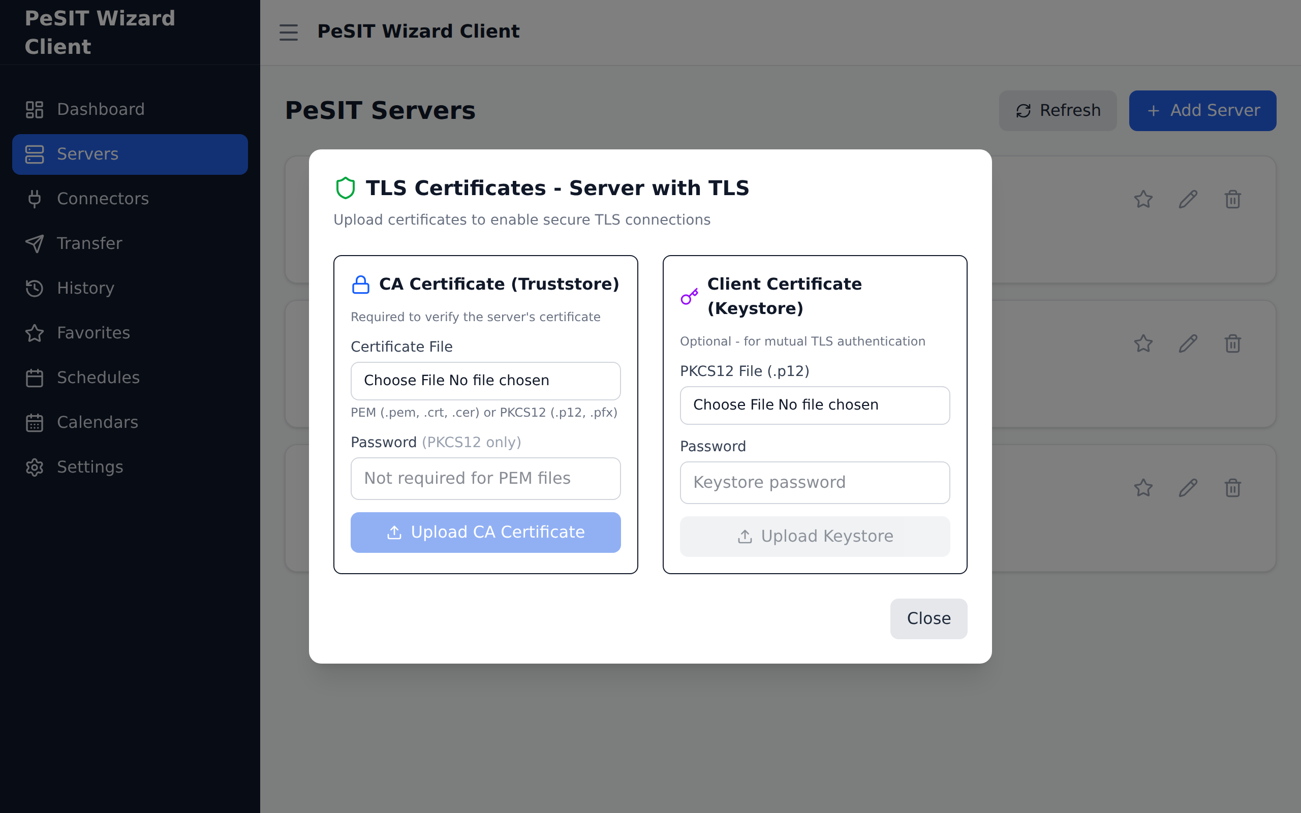 Import CA Certificate